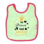 Multi-colors Printed Bib with diaper back size 38*29cm (2 Pieces) Girl g - Mix and Max - Colors: Fuchsia, Grey, and Light Blue - Sizes: 0-18 - Image 39