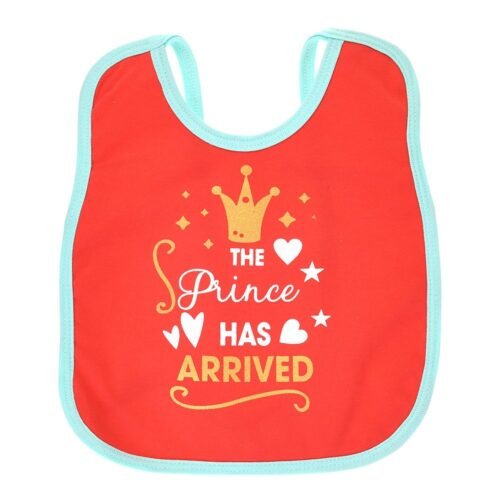 Multi-colors Printed Bib with diaper back size 38*29cm (2 Pieces) Girl g - Mix and Max - Colors: Fuchsia, Grey, and Light Blue - Sizes: 0-18 - Image 34