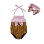 Girls 2 Pieces Swimsuit (4 sizes From 3M to 3Y) # Mix and Max - Sizes: From 2-3 Y to 12-18 M