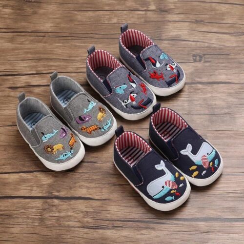 Baby Shoes 3 Sizes 1/2/3 (from Zero to 18 Months) #D38 - Mix and Max - Sizes: 0-6 M 11cm, 6-12 M 12cm, 12-18 M 13cm - Image 4