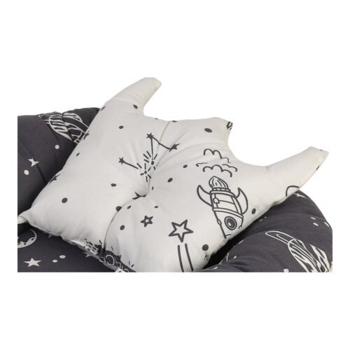 Baby Nest Bed for Newborns Portable Baby Lounger and Sleep Pod White Black Mix and Max - Image 5