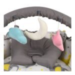 Baby Nest with Soft Toys and Mosquito Net Comfortable Infant Sleeping Bed Multi color Mix and Max - Image 3