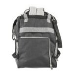 Premium Elegant Mum Large Diaper Backpack bag waterproof multifunction SET 4 in 1 - Mix and Max - Grey and Black - Image 11