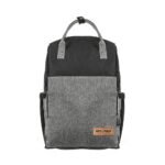 Premium Elegant Mum Large Diaper Backpack bag waterproof multifunction SET 4 in 1 - Mix and Max - Black and Grey 2 - Image 6