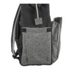 Premium Elegant Mum Large Diaper Backpack bag waterproof multifunction SET 4 in 1 - Mix and Max - Black and Grey 2 - Image 12