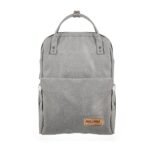 Premium Elegant Mum Large Diaper Backpack bag waterproof multifunction SET 4 in 1 - Mix and Max - Grey 4 - Image 4