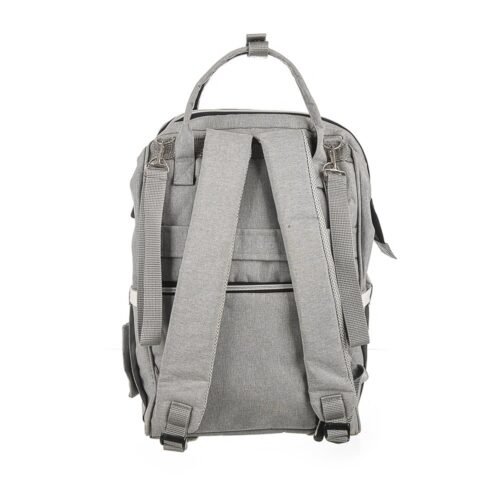 Premium Elegant Mum Large Diaper Backpack bag waterproof multifunction SET 4 in 1 - Mix and Max - Grey 4 - Image 8