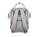 Premium Elegant Mum Large Diaper Backpack bag waterproof multifunction SET 4 in 1 - Mix and Max - Grey 3 - Image 12