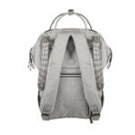 Premium Elegant Mum Large Diaper Backpack bag waterproof - Mix and Max - Grey3 - Image 9