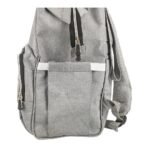 Premium Elegant Mum Large Diaper Backpack bag waterproof - Mix and Max - Grey3 - Image 11