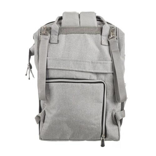 Premium Elegant Mum Large Diaper Backpack bag waterproof - Mix and Max - Grey3 - Image 12