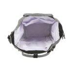 Premium Elegant Mum Large Diaper Backpack bag waterproof multifunction SET 4 in 1 - Mix and Max - Grey 2 - Image 13