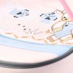 Portable Baby Carrycot Lightweight travel Bed Carrycot newborn ( Fish Pink color ) - 0-12 M - Size 70*35*24 cm - Image 4
