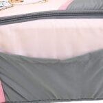Portable Baby Carrycot Lightweight travel Bed Carrycot newborn ( Fish Pink color ) - 0-12 M - Size 70*35*24 cm - Image 7