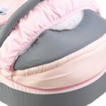 Portable Baby Carrycot Lightweight travel Bed Carrycot newborn ( Fish Pink color ) - 0-12 M - Size 70*35*24 cm - Image 8