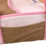 Portable Baby Carrycot Portable Bed Lightweight Carrycot ( Bear on Moon Pink color ) - 0-12 M - Size 70*35*24 cm - Mix and Max - Image 7