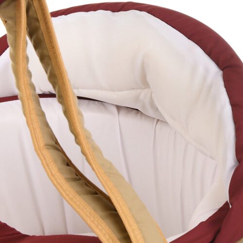 Portable Baby Carrycot Lightweight travel Bed Carrycot newborn ( Jungle Grey color ) - 0-12 M -  Size 70*35*24 cm - Mix and Max - Image 4