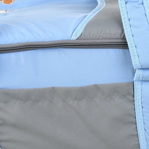 Portable Baby Carrycot Lightweight travel Bed Carrycot newborn ( Bear on Train Light Blue color ) - Sizes: 0-12 M - Mix and Max - Image 14