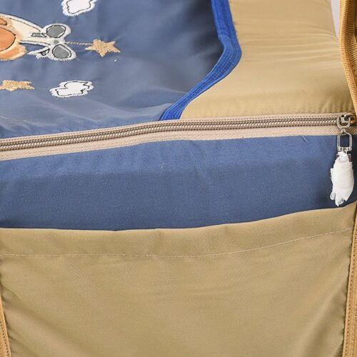 Baby Sleeper | Portable Baby Bed and Infant Bassinet | Safe Carrycot Mix and Max Bear on Moon Blue Size 70*35*24 cm - Image 6