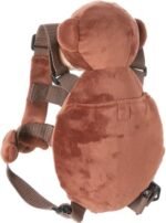 2-in-1 Child Safety Harness deluxe Animal Shape backpack Cotton 100% - Brown Monkey - Mix and Max - Colors: Beige, Fuchsia, and Light Blue - Sizes: 0-24 M - Image 5