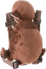 2-in-1 Child Safety Harness deluxe Animal Shape backpack Cotton 100% - Brown Girly Monkey - Mix and Max - Colors: Beige, Fuchsia, and Light Blue - Sizes: 0-24 M - Image 6