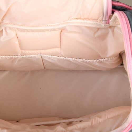Mix and Max Baby Changing Diaper Large Shoulder bag with embroidery ( Fish Pink ) - Size 43*33*18 cm - Image 10