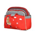 Mix and Max Baby Changing Diaper Large Shoulder bag with embroidery ( Bear on Moon Red ) - Size 43*33*18 cm