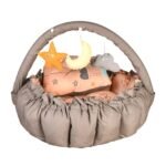 Baby Nest with Soft Toys and Mosquito Net – Comfortable Infant Sleeping Bed Simon color Mix and Max - Image 4