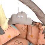 Baby Nest with Soft Toys and Mosquito Net – Comfortable Infant Sleeping Bed Simon color Mix and Max - Image 3