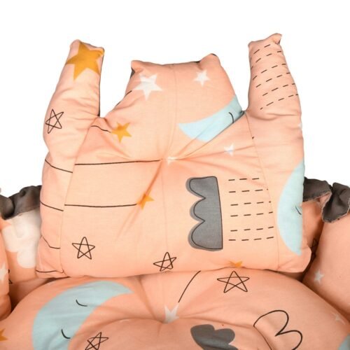 Baby Nest with Soft Toys and Mosquito Net – Comfortable Infant Sleeping Bed Simon color Mix and Max - Image 6