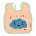 Multi-color Bib with embroidery diaper back size 38*29cm (2 Pieces) - Mix and Max - Colors: Fuchsia, Grey, and Light Blue - Sizes: 0-18 - Image 6