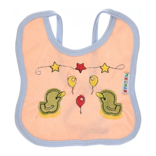 Multi-colors Bib with embroidery with diaper back Average size 27*19cm (2 Pieces) - Mix and Max - Colors: Fuchsia, Grey, and Light Blue - Sizes: 0-18 - Image 23