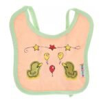 Multi-colors Bib with embroidery with diaper back Average size 27*19cm (2 Pieces) - Mix and Max - Colors: Fuchsia, Grey, and Light Blue - Sizes: 0-18 - Image 22