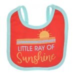 Multi-colors Printed Bib with diaper back Small size 16*19cm (2 Pieces) Girl g - Mix and Max - Colors: Fuchsia, Grey, and Light Blue - Sizes: 0-18 - Image 11