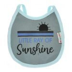 Multi-colors Printed Bib with diaper back Small size 16*19cm (2 Pieces) Girl g - Mix and Max - Colors: Fuchsia, Grey, and Light Blue - Sizes: 0-18 - Image 22