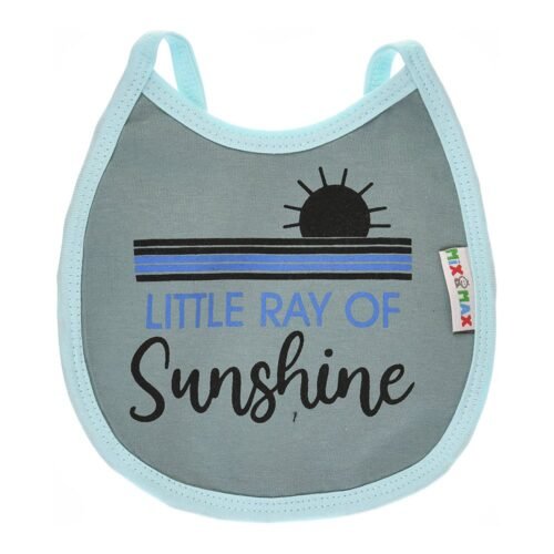 Multi-colors Printed Bib with diaper back Small size 16*19cm (2 Pieces) Girl g - Mix and Max - Colors: Fuchsia, Grey, and Light Blue - Sizes: 0-18 - Image 22