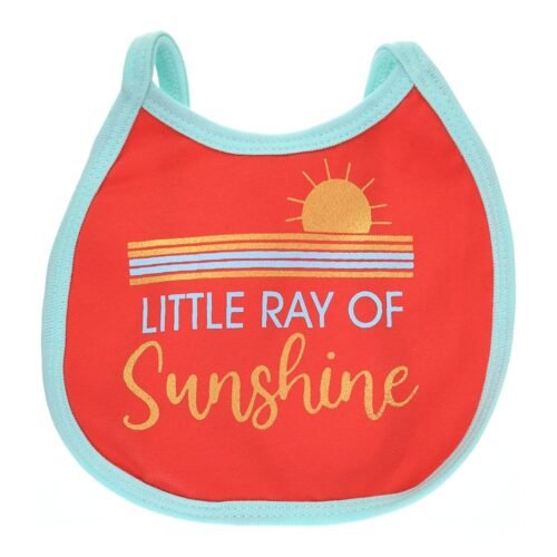 Multi-colors Printed Bib with diaper back Small size 16*19cm (2 Pieces) Girl g - Mix and Max - Colors: Fuchsia, Grey, and Light Blue - Sizes: 0-18 - Image 24