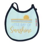 Multi-colors Printed Bib with diaper back Small size 16*19cm (2 Pieces) Girl g - Mix and Max - Colors: Fuchsia, Grey, and Light Blue - Sizes: 0-18 - Image 26