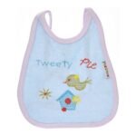 Multi-colors Bib with embroidery with diaper back Average size 27*19cm (2 Pieces) - Mix and Max - Colors: Fuchsia, Grey, and Light Blue - Sizes: 0-18 - Image 17
