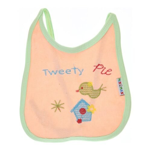 Multi-colors Bib with embroidery with diaper back Average size 27*19cm (2 Pieces) - Mix and Max - Colors: Fuchsia, Grey, and Light Blue - Sizes: 0-18 - Image 16