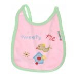 Multi-colors Bib with embroidery with diaper back Average size 27*19cm (2 Pieces) - Mix and Max - Colors: Fuchsia, Grey, and Light Blue - Sizes: 0-18 - Image 15