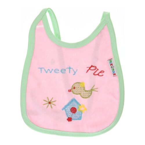 Multi-colors Bib with embroidery with diaper back Average size 27*19cm (2 Pieces) - Mix and Max - Colors: Fuchsia, Grey, and Light Blue - Sizes: 0-18 - Image 15