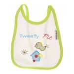 Multi-colors Bib with embroidery with diaper back Average size 27*19cm (2 Pieces) - Mix and Max - Colors: Fuchsia, Grey, and Light Blue - Sizes: 0-18 - Image 13