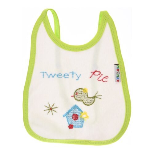 Multi-colors Bib with embroidery with diaper back Average size 27*19cm (2 Pieces) - Mix and Max - Colors: Fuchsia, Grey, and Light Blue - Sizes: 0-18 - Image 13