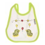 Multi-colors Bib with embroidery with diaper back Average size 27*19cm (2 Pieces) - Mix and Max - Colors: Fuchsia, Grey, and Light Blue - Sizes: 0-18 - Image 24