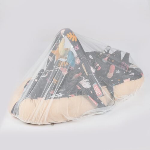 Baby Nest Bed for Newborns Portable Baby Lounger and Sleep Pod Beige Mix and Max - Image 3