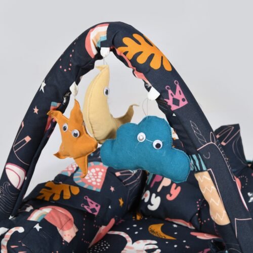 Baby Nest Bed for Newborns Portable Baby Lounger and Sleep Pod Beige Mix and Max - Image 6