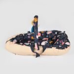 Baby Nest Bed for Newborns Portable Baby Lounger and Sleep Pod Beige Mix and Max - Image 4