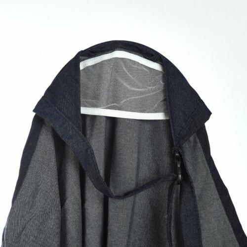 Nursing Baby Apron Cover for Breastfeeding Comfortable with Privacy mosquito Net Window Dark blue Jeans Mix and Max - Image 10