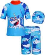 Boys 3 Pieces Swimsuit (7 sizes From 2Y to 12Y) # Mix and Max  - Image 4